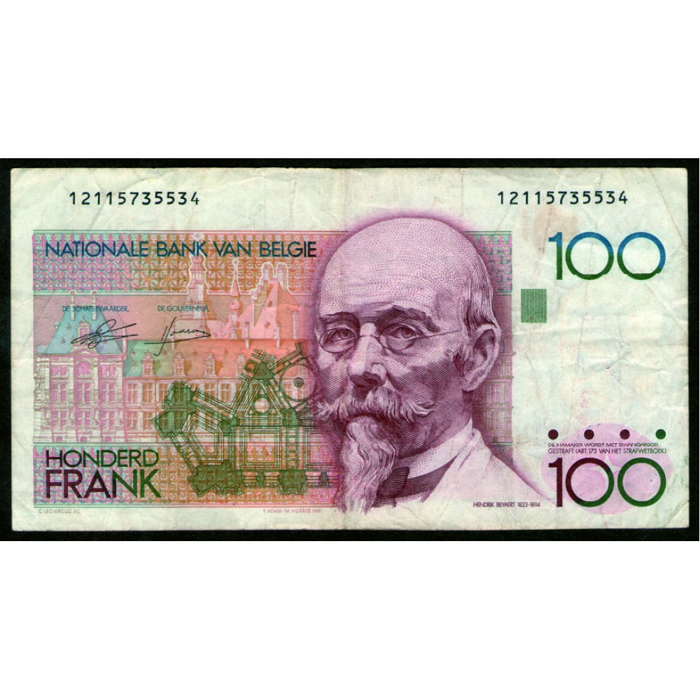 Bélgica 100 Francos