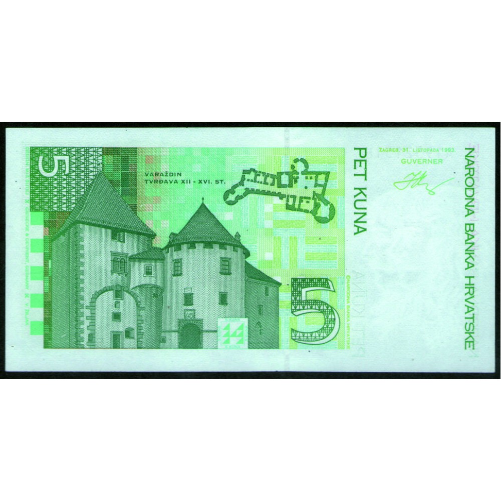Croacia 5 Kuna