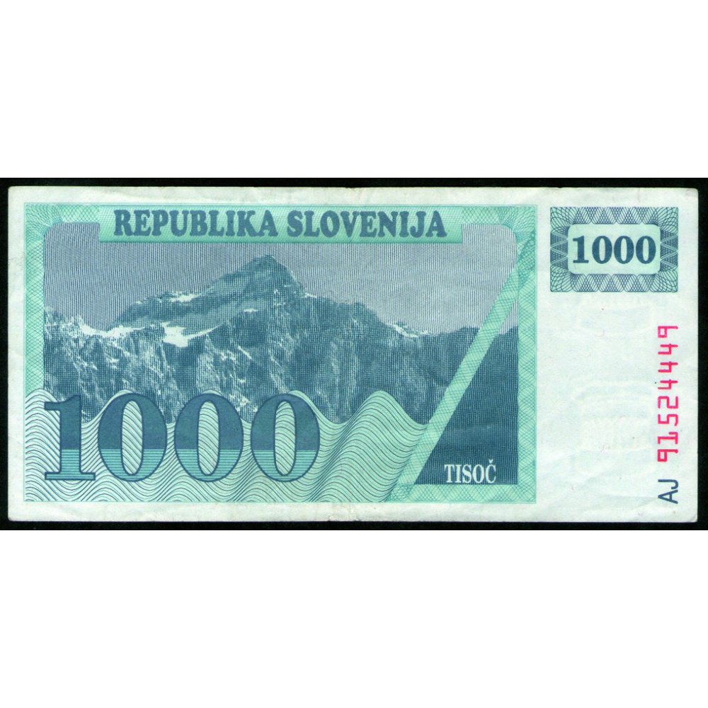 Eslovenia 1000 Tolarjev