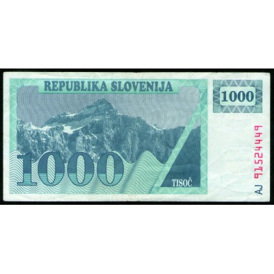 Eslovenia 1000 Tolarjev