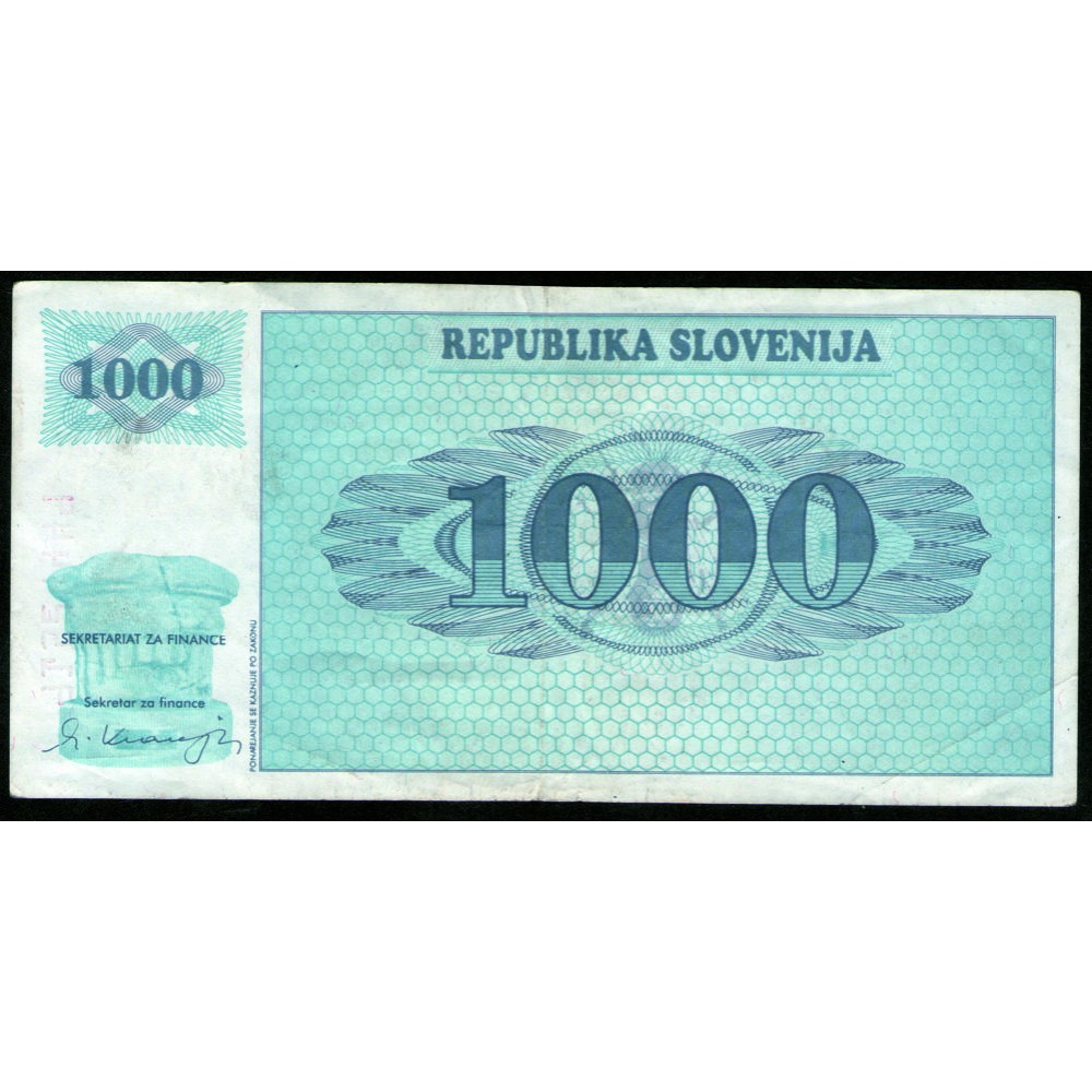 Eslovenia 1000 Tolarjev