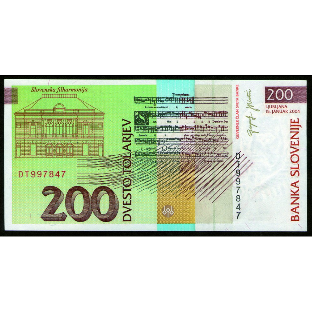Eslovenia 200 Tolarjev