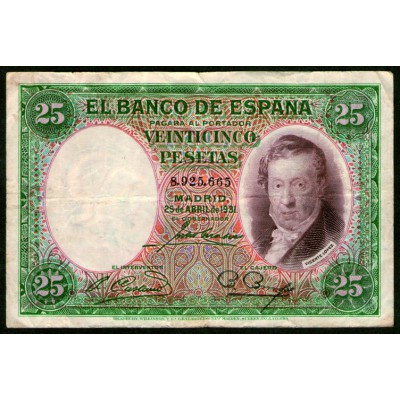 ESPAÑA 25 Pesetas