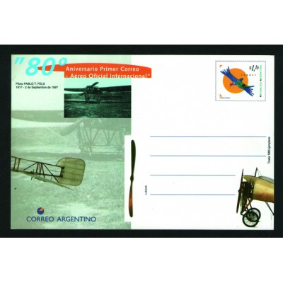 80º Aniversario Primer Correo Aéreo Oficial Internacional