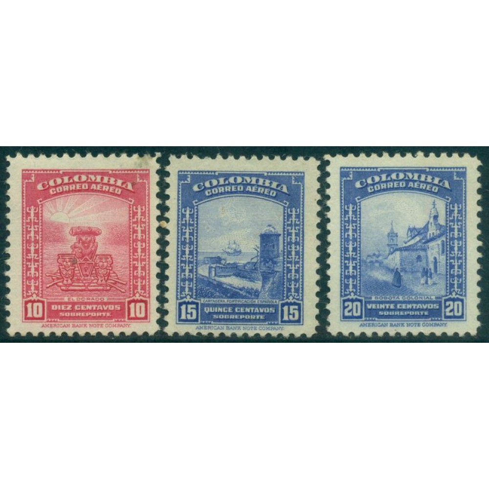 Aspectos Colombianos Tipos de 1941