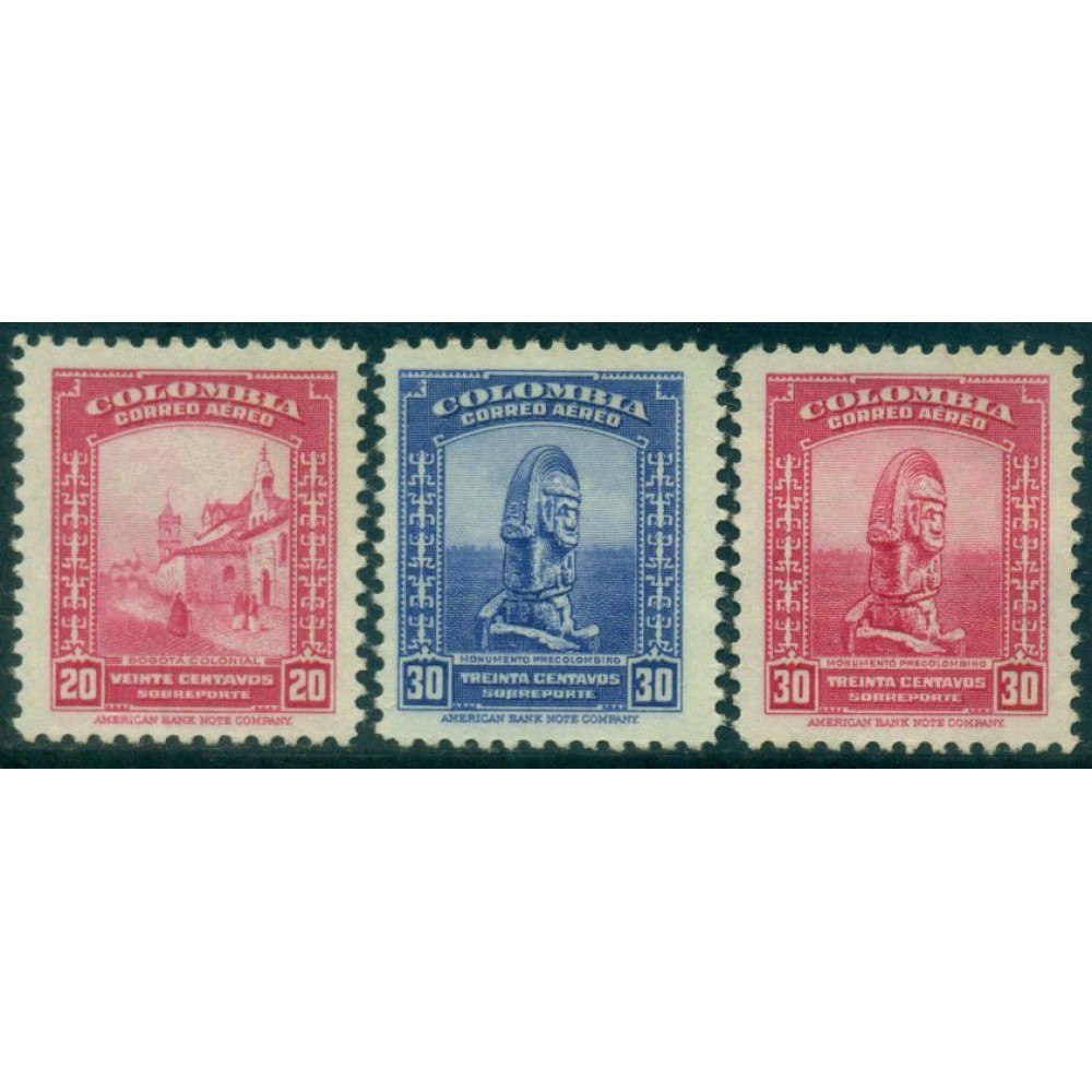 Aspectos Colombianos Tipos de 1941