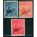 Tipos de 1912 1915 sobrecargados
