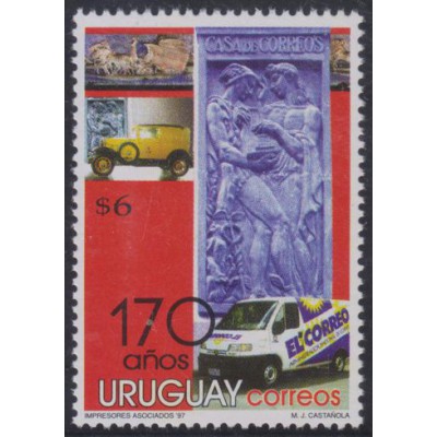 170º Aniversario de la Oficina Postal Uruguaya