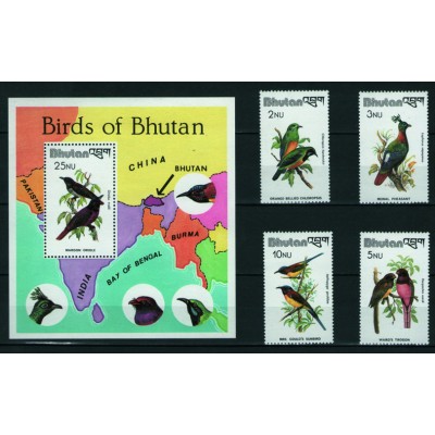 Pájaros de Bhutan