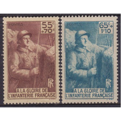 A la gloria de la infantería francesa