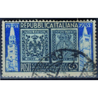 Centenario de los sellos postales de Módena y Parma