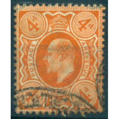 Rey Eduardo VII 4p naranja