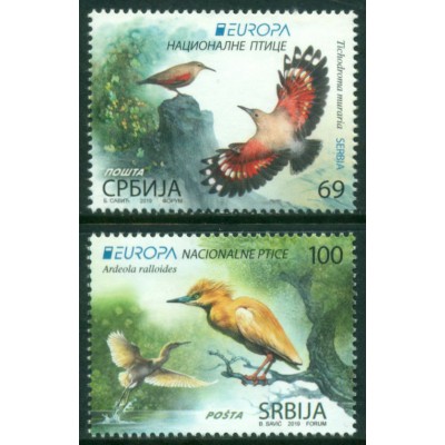 Emisión Europa Pájaros Nacionales