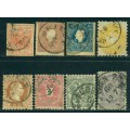 Lote de 8 Sellos de 1850 a 1896