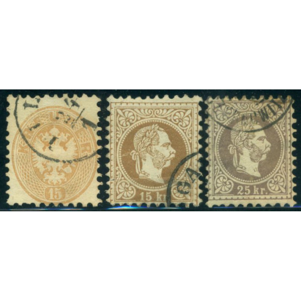 Lote de Sellos Usados de 1863 a 1890