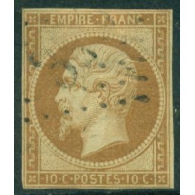 Napoleon III 10c marrón