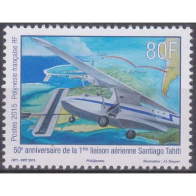 50º Aniversario del Primer Enlace Aéreo Tahití-Santiago